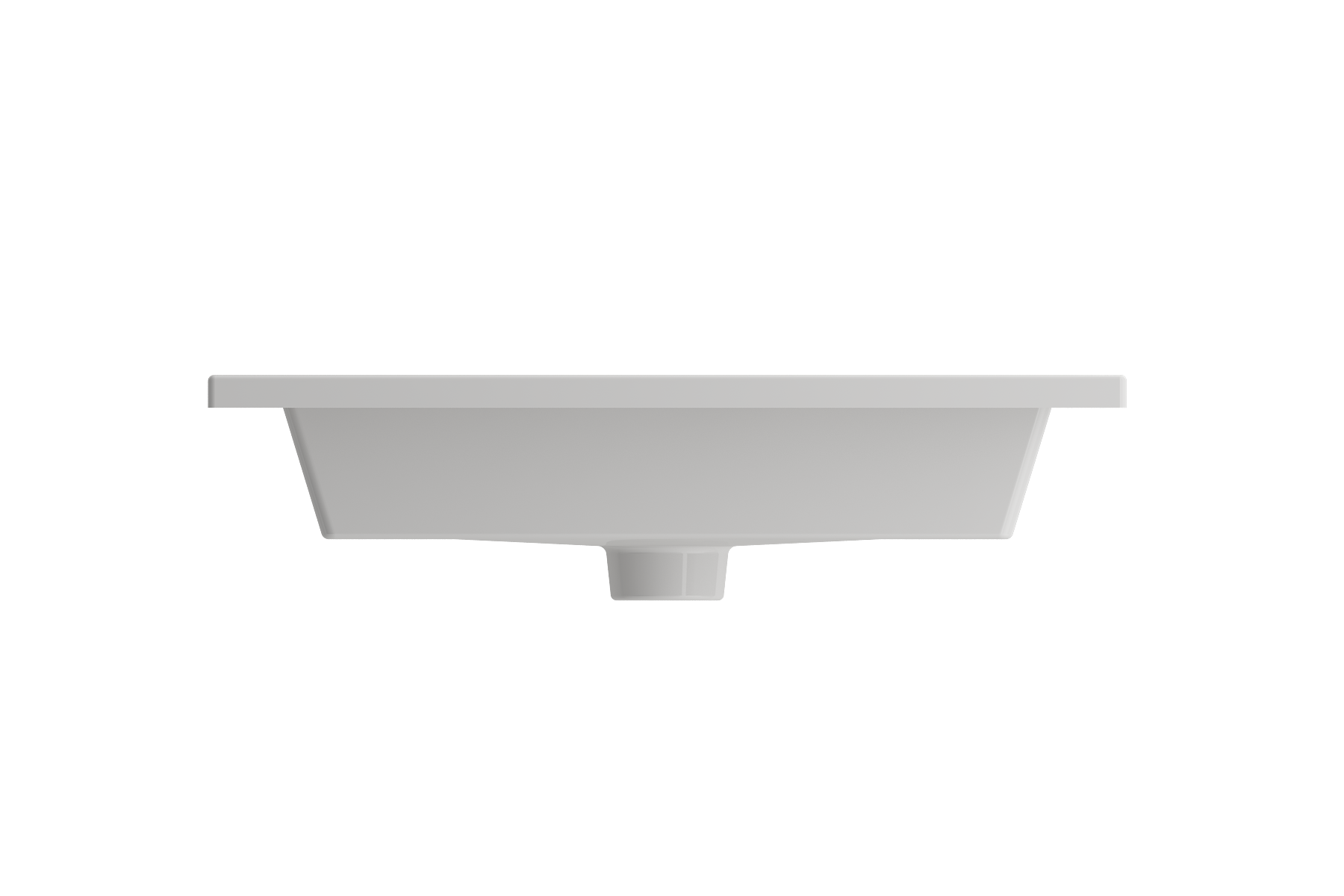 BOCCHI Ravenna 25" Rectangle Wallmount Fireclay Bathroom Sink, White, 3 Faucet Hole, 1161-001-0127