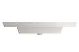BOCCHI Lavita 40" Rectangle Wallmount Fireclay Bathroom Sink, Biscuit, 3 Faucet Hole, 1168-014-0127