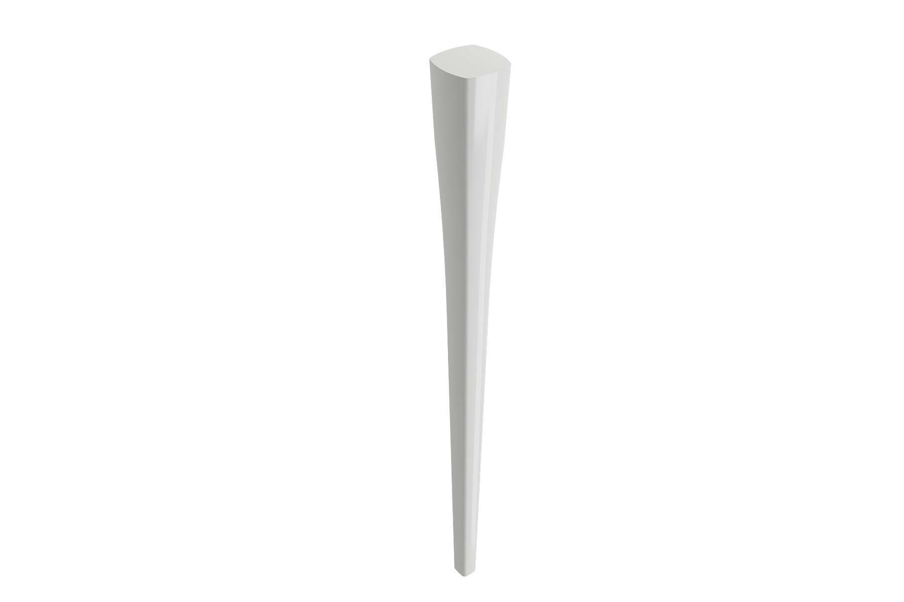 BOCCHI Lavita Console Leg Set Fireclay 31 in. in White, 1169-001-0320