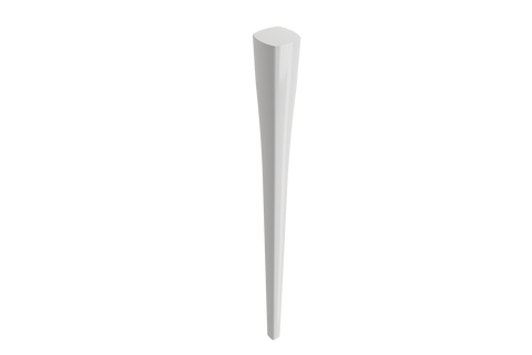 BOCCHI Lavita Console Leg Set Fireclay 31 in. in White, 1169-001-0320