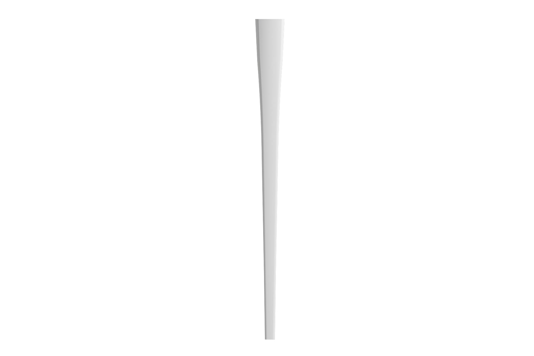 BOCCHI Lavita Console Leg Set Fireclay 31 in. in Matte White, 1169-002-0320
