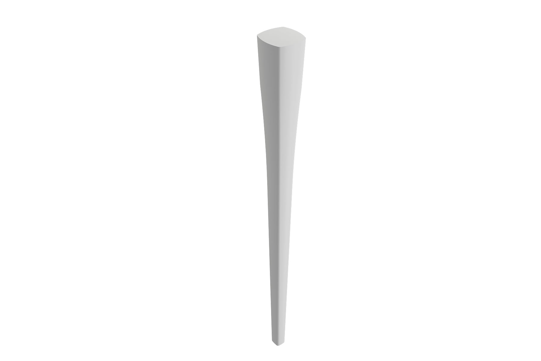 BOCCHI Lavita Console Leg Set Fireclay 31 in. in Matte White, 1169-002-0320