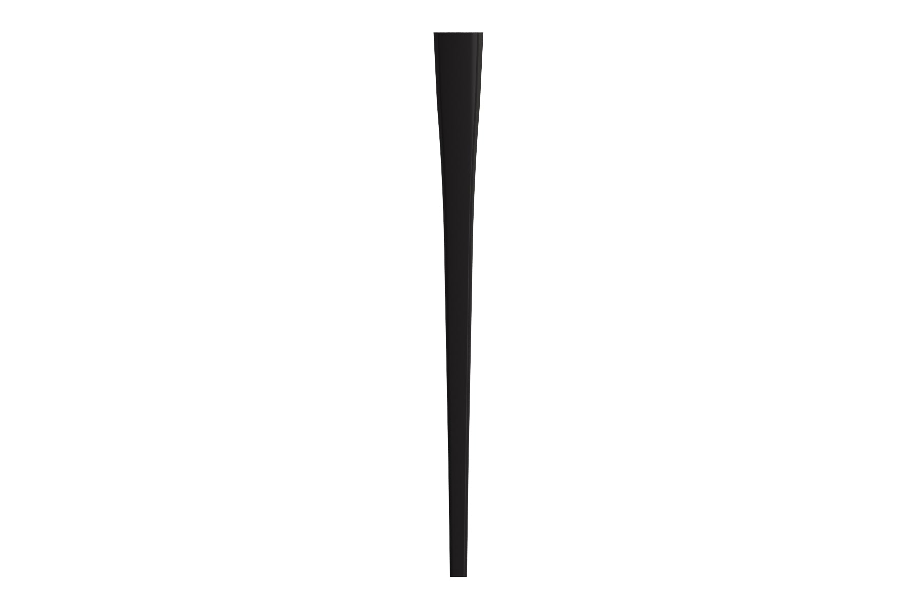BOCCHI Lavita Console Leg Set Fireclay 31 in. in Matte Black, 1169-004-0320