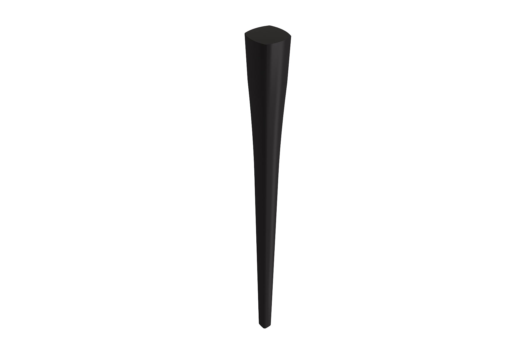 BOCCHI Lavita Console Leg Set Fireclay 31 in. in Matte Black, 1169-004-0320