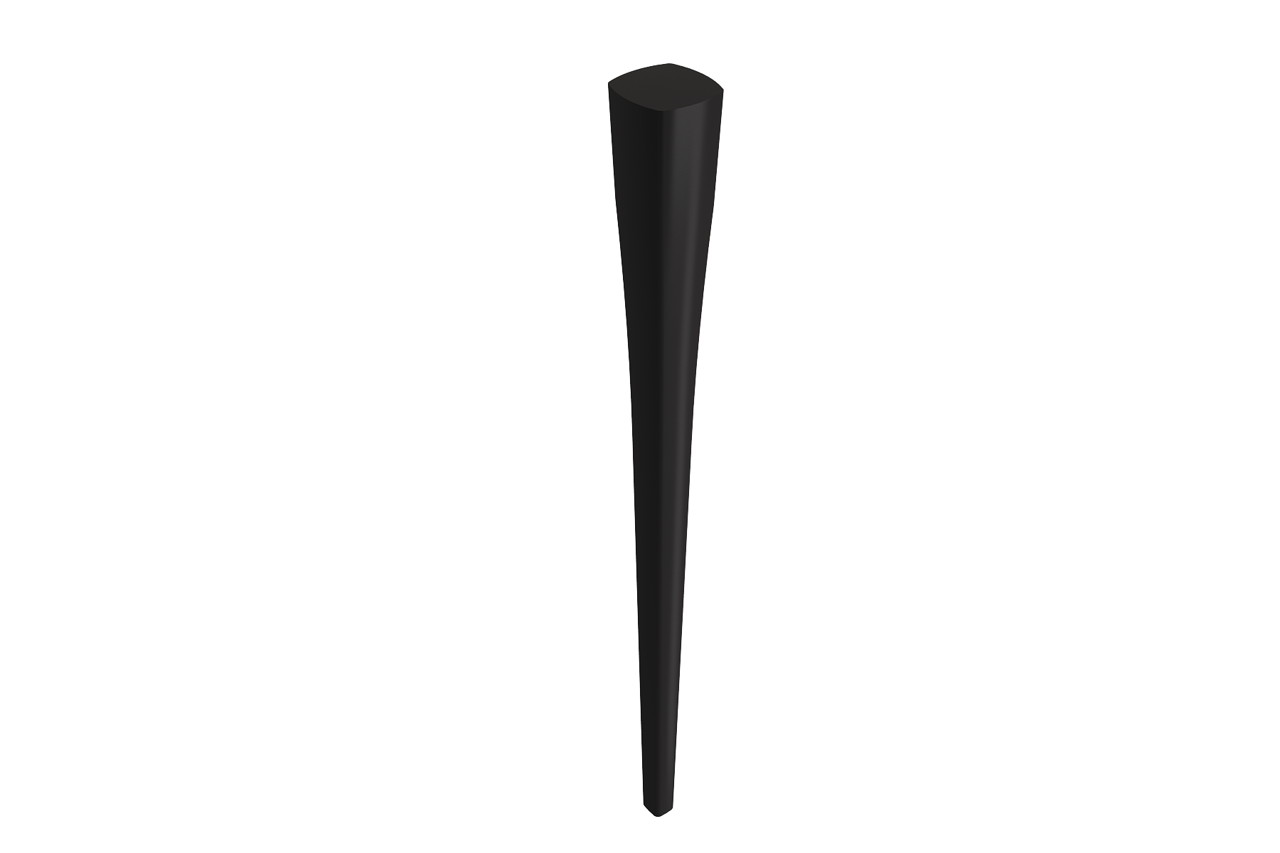 BOCCHI Lavita Console Leg Set Fireclay 31 in. in Matte Black, 1169-004-0320