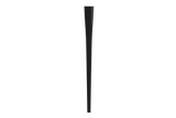 BOCCHI Lavita Console Leg Set Fireclay 31 in. in Black, 1169-005-0320