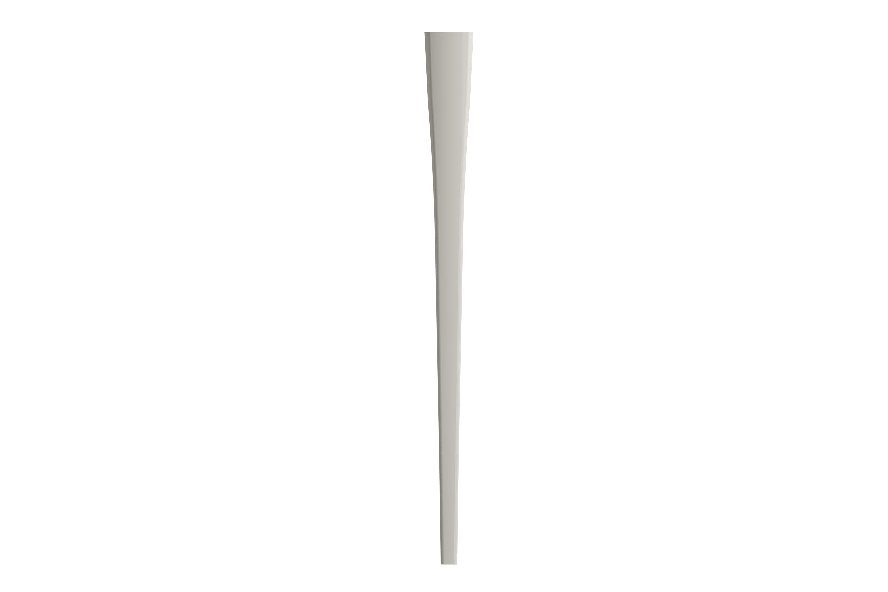 BOCCHI Lavita Console Leg Set Fireclay 31 in. in Biscuit, 1169-014-0320