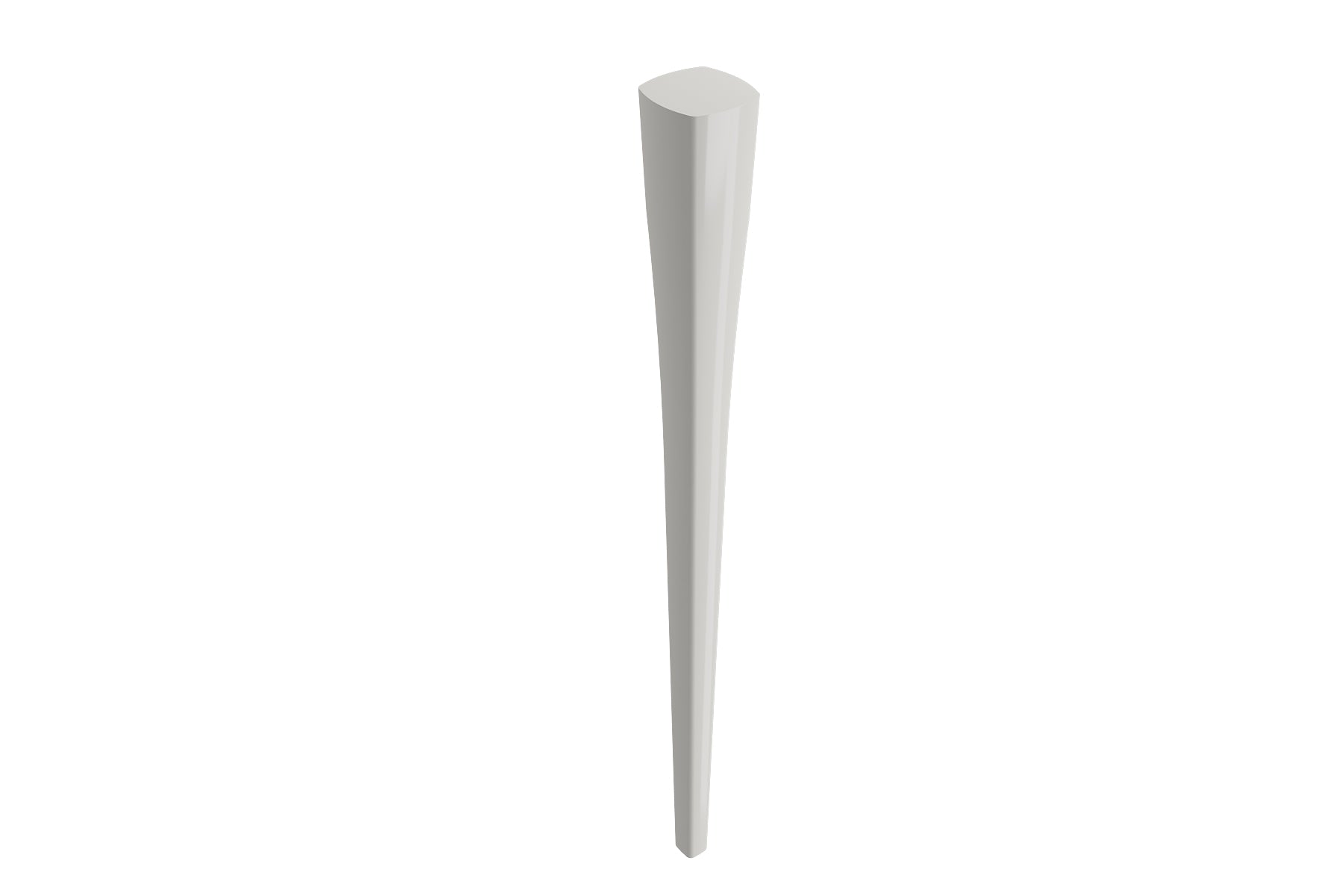 BOCCHI Lavita Console Leg Set Fireclay 31 in. in Biscuit, 1169-014-0320