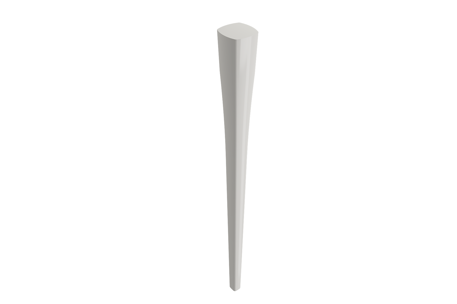 BOCCHI Lavita Console Leg Set Fireclay 31 in. in Biscuit, 1169-014-0320