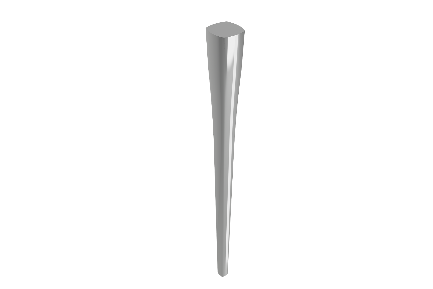 BOCCHI Lavita Console Leg Set Fireclay 31 in. in Platinum, 1169-401-0320
