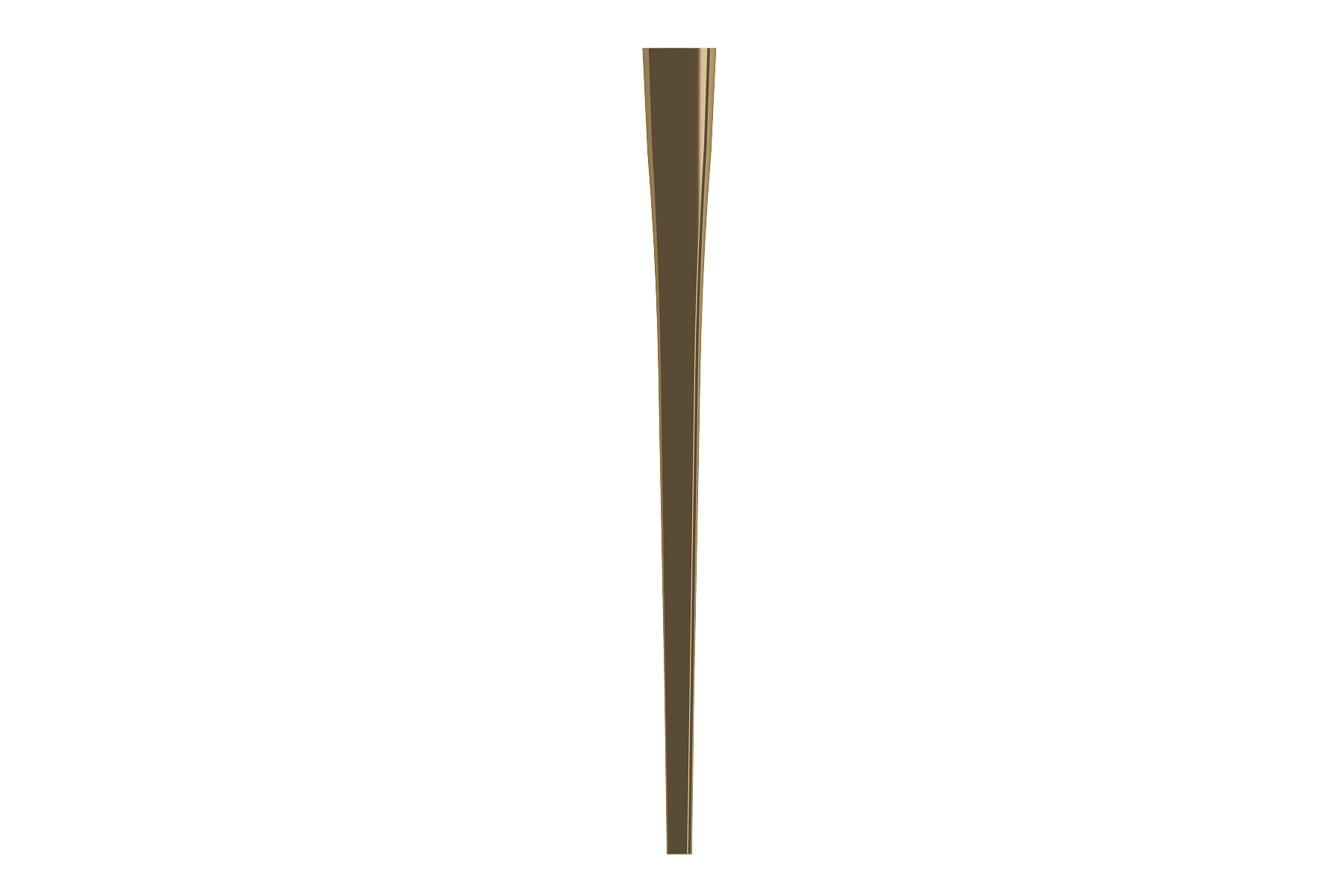 BOCCHI Lavita Console Leg Set Fireclay 31 in. in Matte Gold, 1169-403-0320