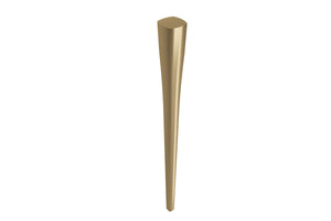 Alternate Image for BOCCHI Lavita Console Leg Set Fireclay 31 in. in Matte Gold, 1169-403-0320