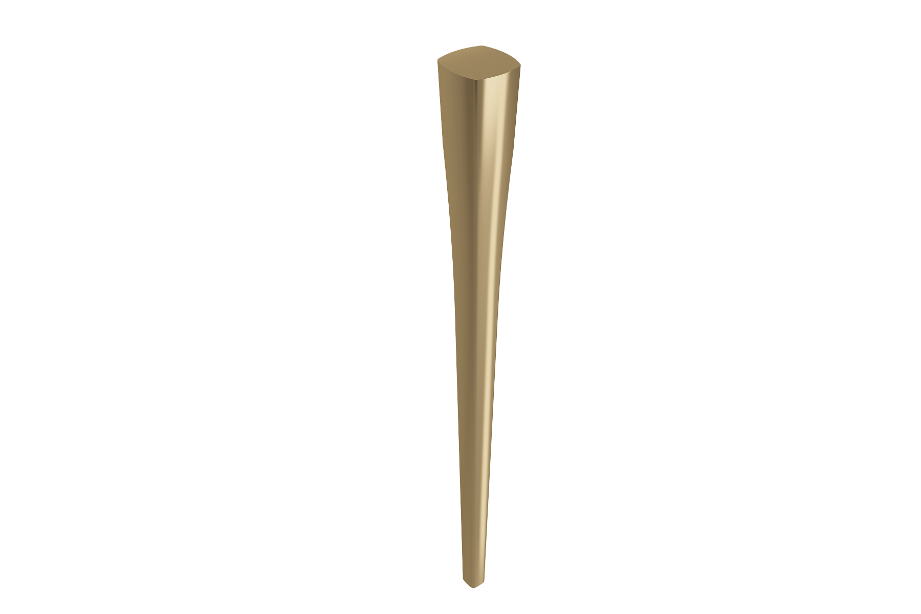 BOCCHI Lavita Console Leg Set Fireclay 31 in. in Matte Gold, 1169-403-0320