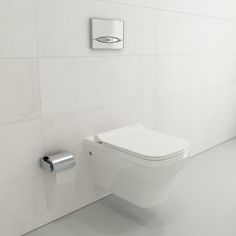 BOCCHI Firenze Wall-Hung Toilet Bowl in White, 1304-001-0129
