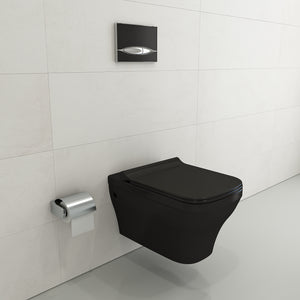 Alternate Image for BOCCHI Firenze Wall-Hung Toilet Bowl in Matte Black, 1304-004-0129