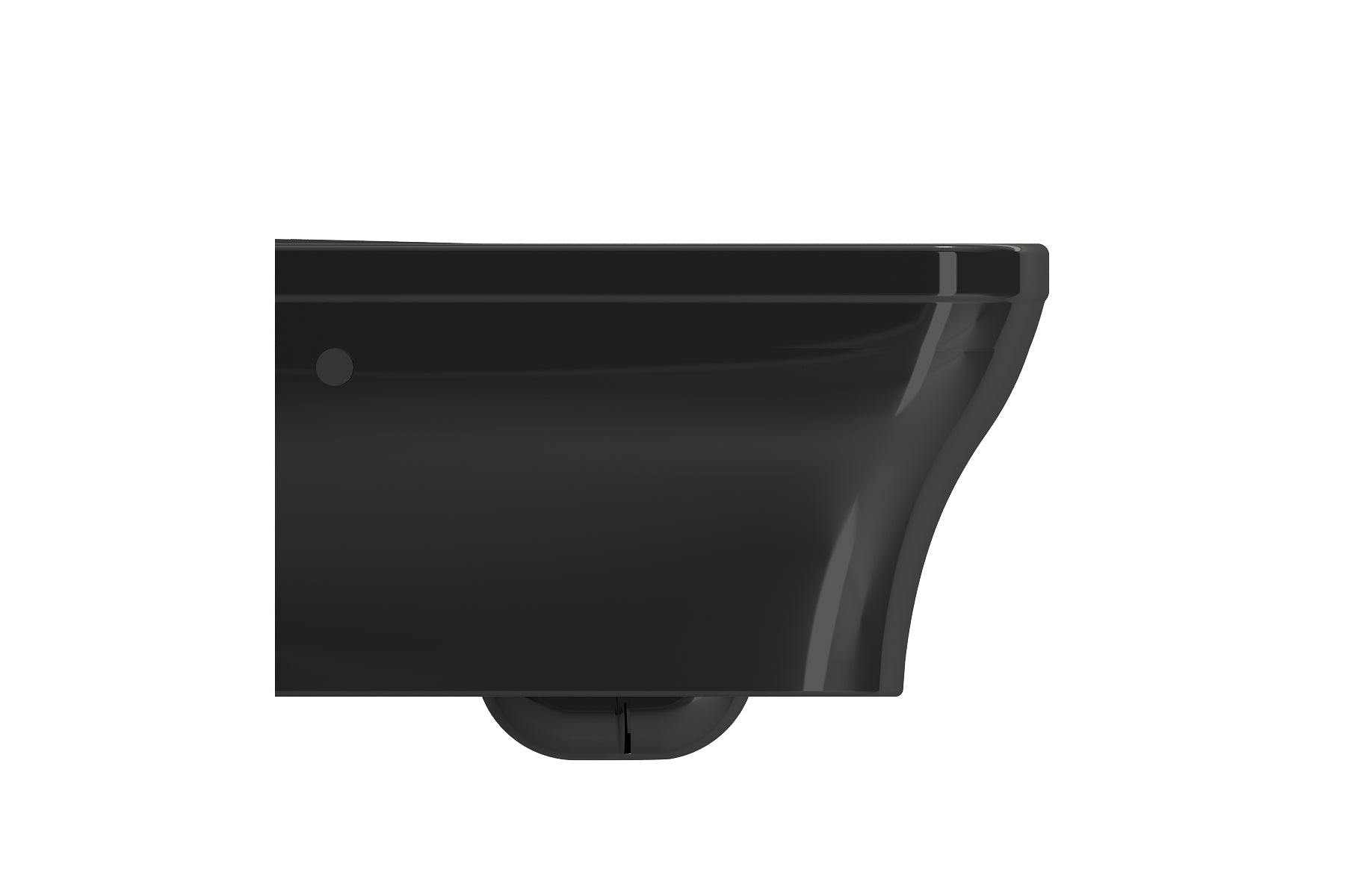 BOCCHI Firenze Wall-Hung Toilet Bowl in Black, 1304-005-0129