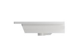 BOCCHI Ravenna 48" Rectangle Wallmount Fireclay Bathroom Sink, White, 3 Faucet Hole, 1305-001-0127