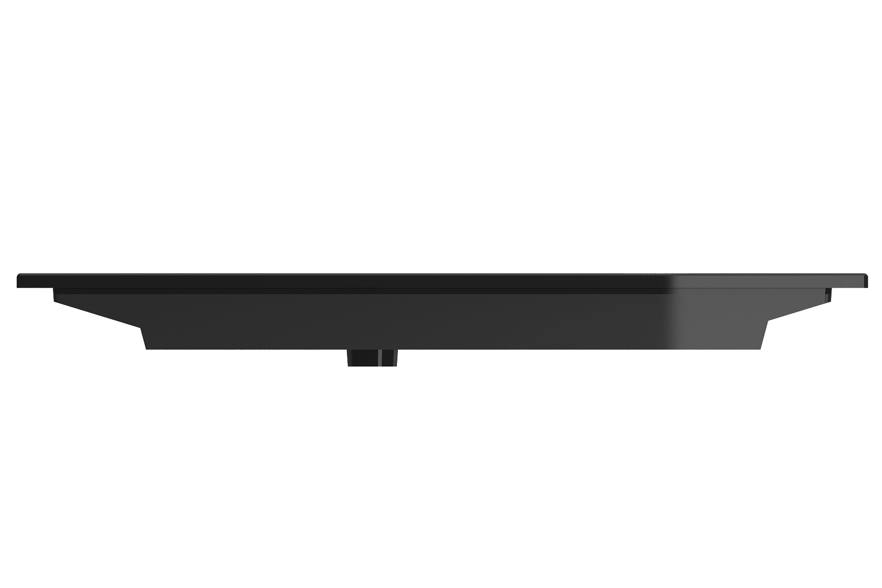 BOCCHI Ravenna 48" Rectangle Wallmount Fireclay Bathroom Sink, Black, 3 Faucet Hole, 1305-005-0127