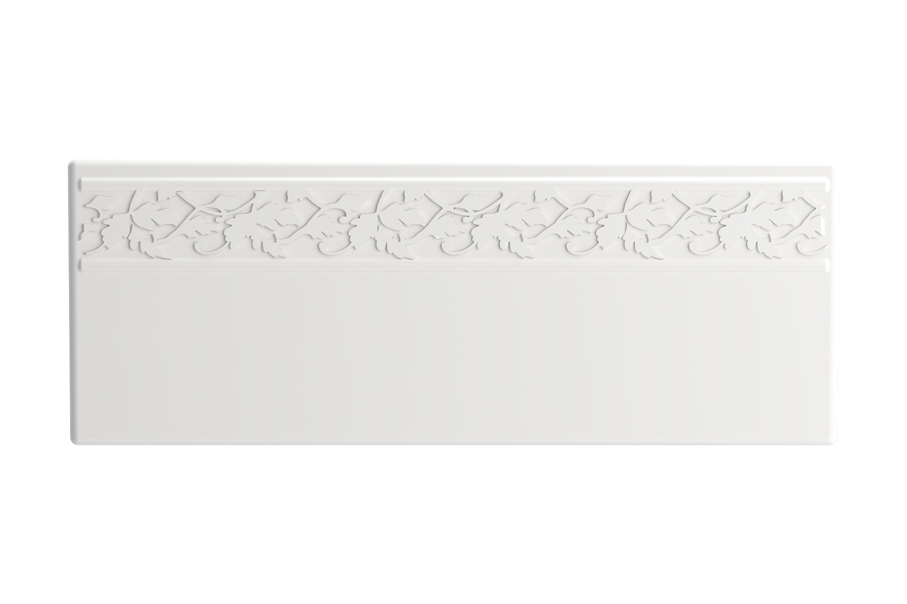BOCCHI Vigneto 27" Fireclay Farmhouse Apron Single Bowl Kitchen Sink, White, 1357-001-0120