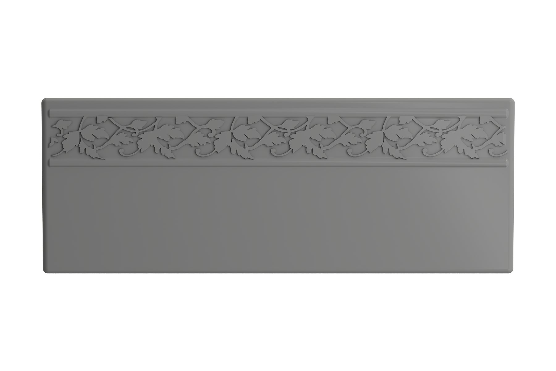 BOCCHI Vigneto 27" Fireclay Farmhouse Apron Single Bowl Kitchen Sink, Matte Gray, 1357-006-0120