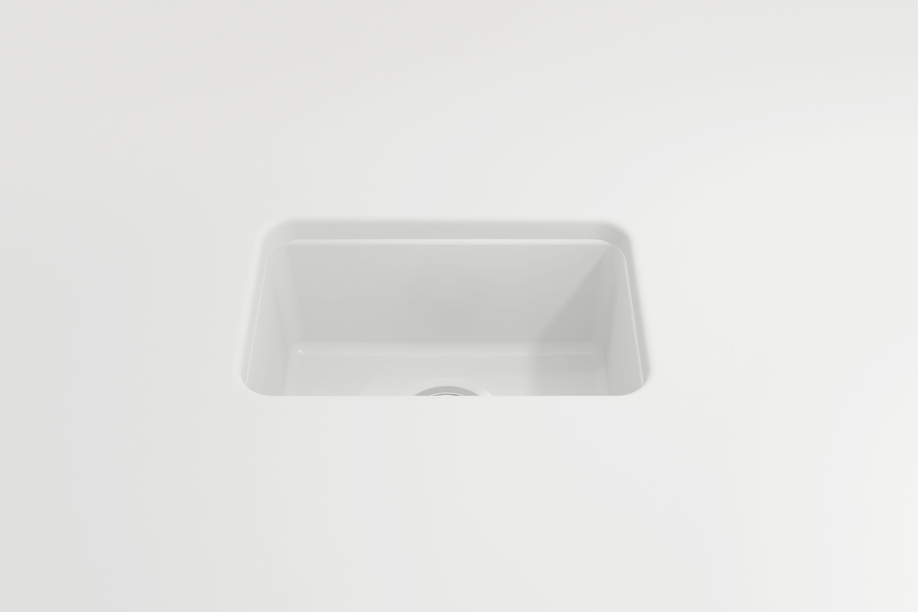 BOCCHI Sotto 12" Fireclay Undermount Single Bowl Bar Sink with Strainer, Matte White, 1358-002-0120