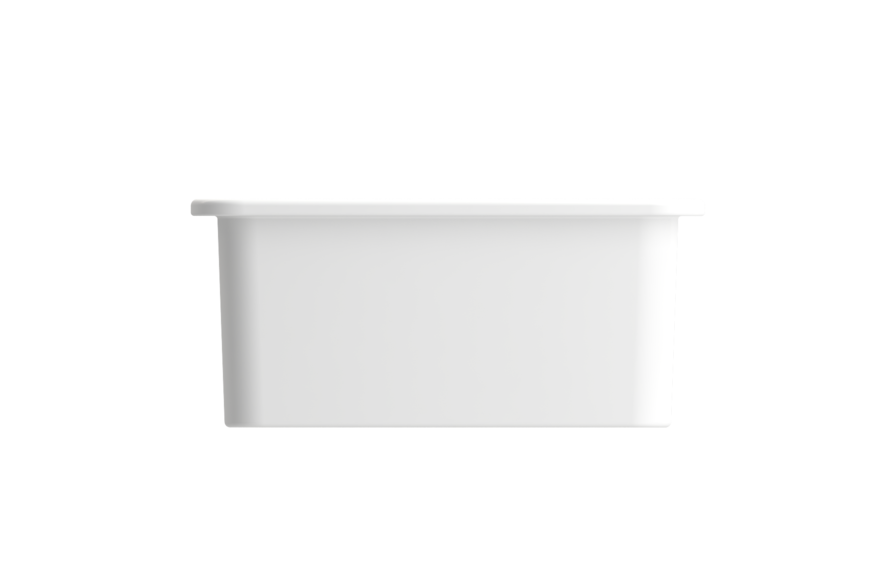 BOCCHI Sotto 12" Fireclay Undermount Single Bowl Bar Sink with Strainer, Matte White, 1358-002-0120