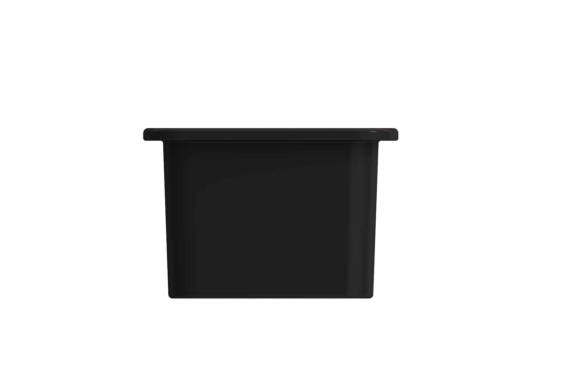 BOCCHI Sotto 12" Fireclay Undermount Single Bowl Bar Sink with Strainer, Matte Black, 1358-004-0120