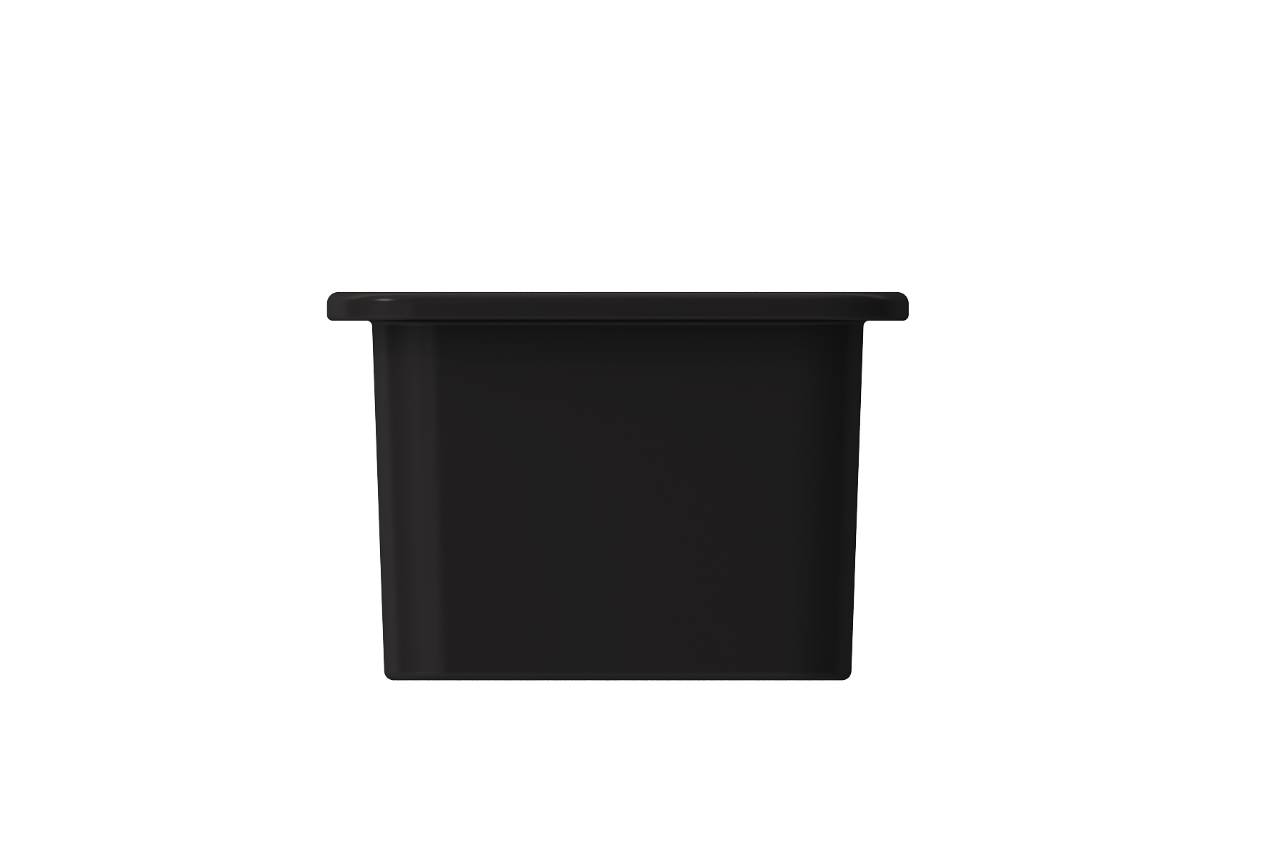 BOCCHI Sotto 12" Fireclay Undermount Single Bowl Bar Sink with Strainer, Matte Black, 1358-004-0120