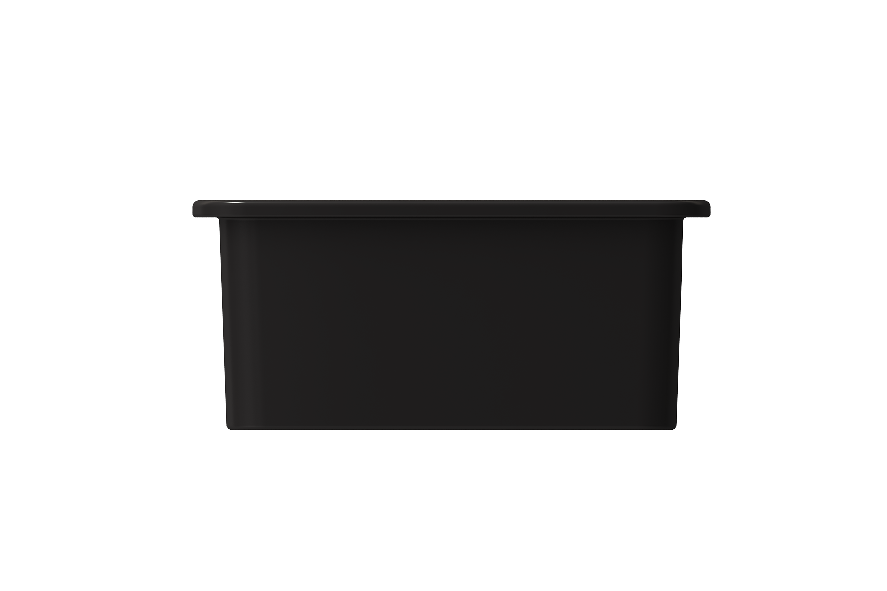 BOCCHI Sotto 12" Fireclay Undermount Single Bowl Bar Sink with Strainer, Matte Black, 1358-004-0120