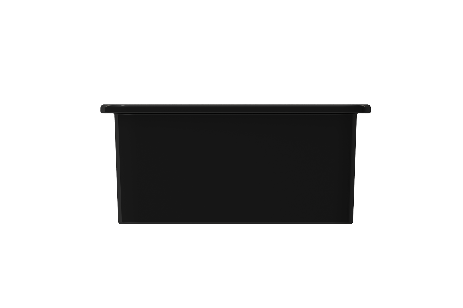 BOCCHI Sotto 12" Fireclay Undermount Single Bowl Bar Sink with Strainer, Black, 1358-005-0120