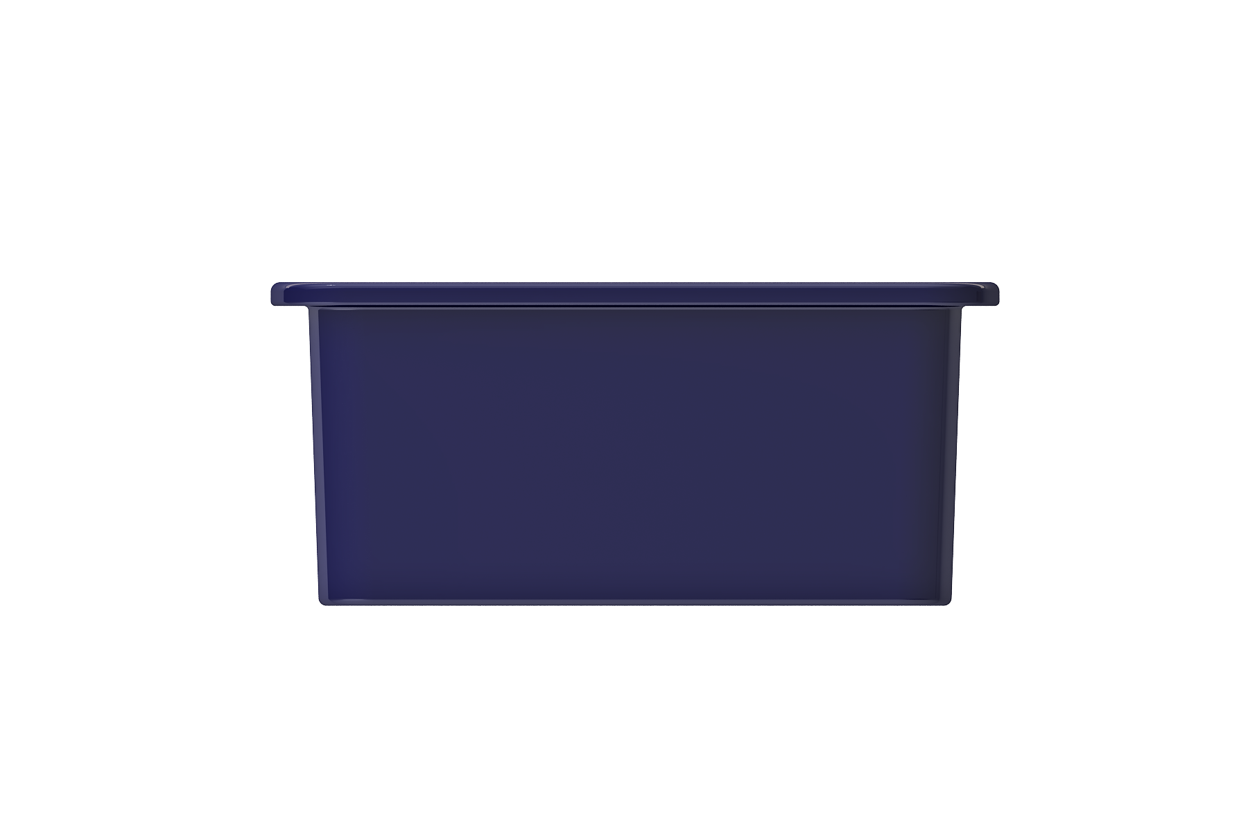 BOCCHI Sotto 12" Fireclay Undermount Single Bowl Bar Sink with Strainer, Sapphire Blue, 1358-010-0120