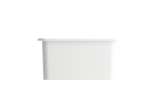 BOCCHI Sotto 18" Fireclay Undermount Single Bowl Bar Sink with Protective Bottom Grid and Strainer, White, 1359-001-0120