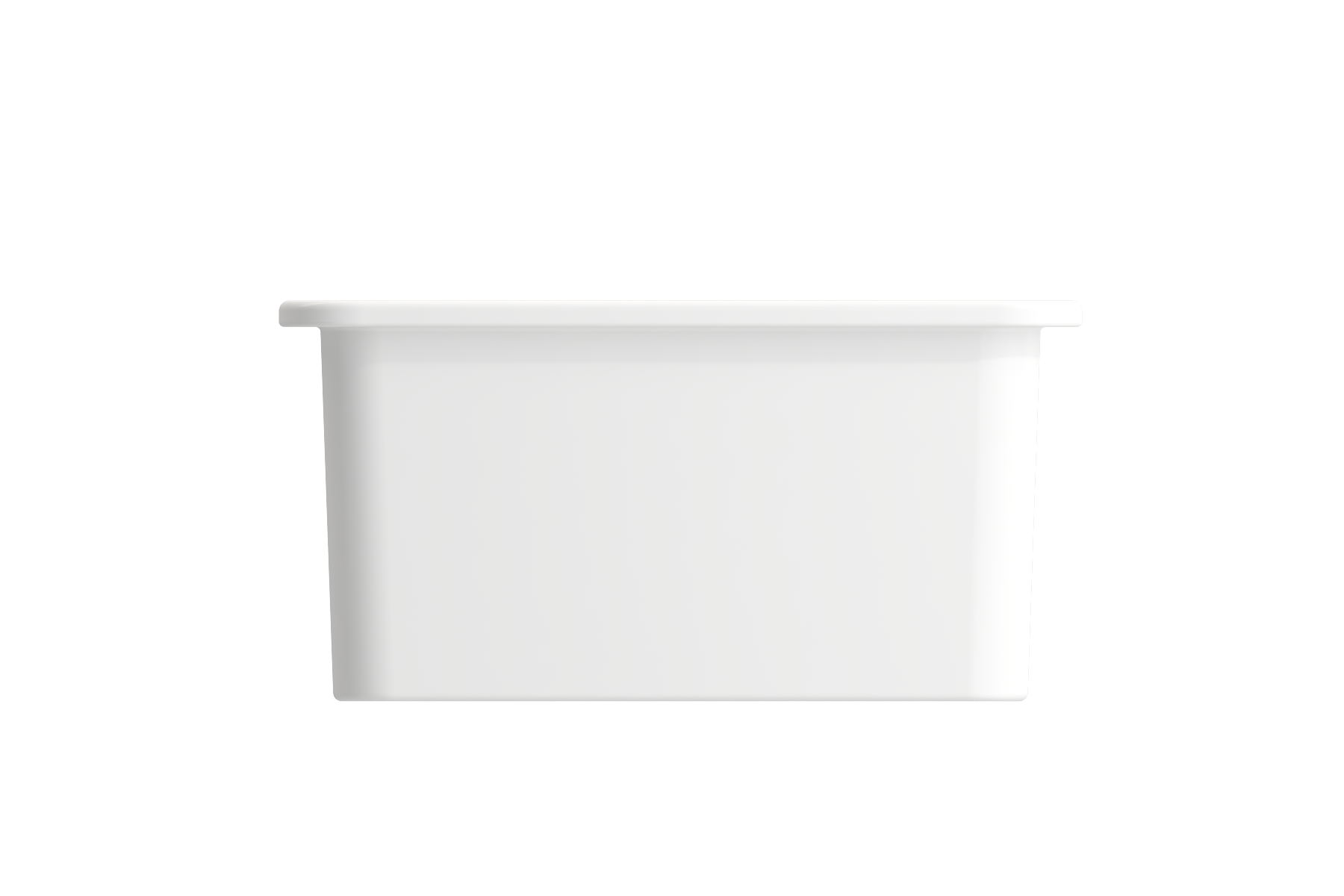 BOCCHI Sotto 18" Fireclay Undermount Single Bowl Bar Sink with Protective Bottom Grid and Strainer, Matte White, 1359-002-0120