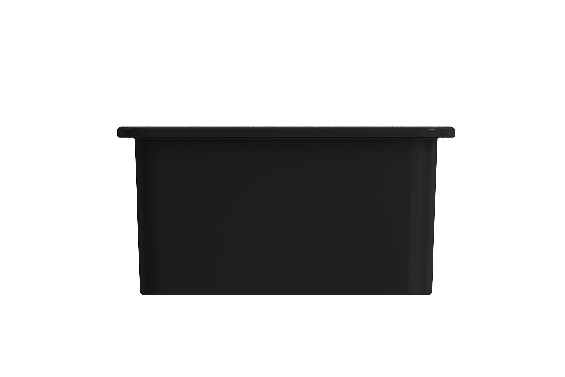 BOCCHI Sotto 18" Fireclay Undermount Single Bowl Bar Sink with Protective Bottom Grid and Strainer, Matte Black, 1359-004-0120