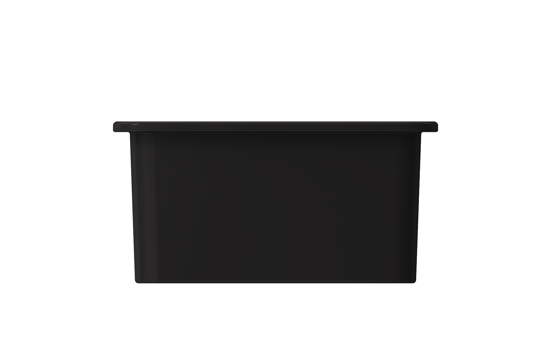 BOCCHI Sotto 18" Fireclay Undermount Single Bowl Bar Sink with Protective Bottom Grid and Strainer, Matte Black, 1359-004-0120