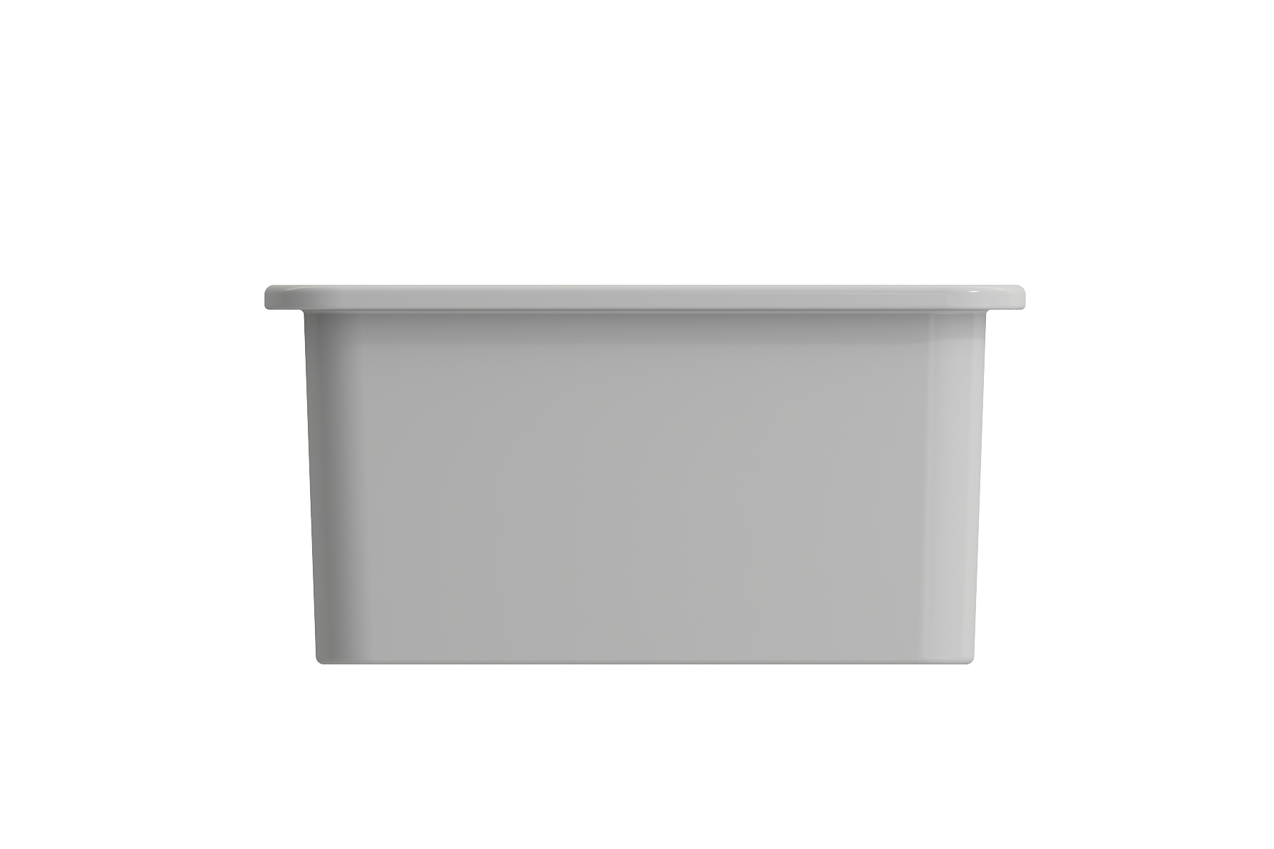BOCCHI Sotto 18" Fireclay Undermount Single Bowl Bar Sink with Protective Bottom Grid and Strainer, Matte Gray, 1359-006-0120