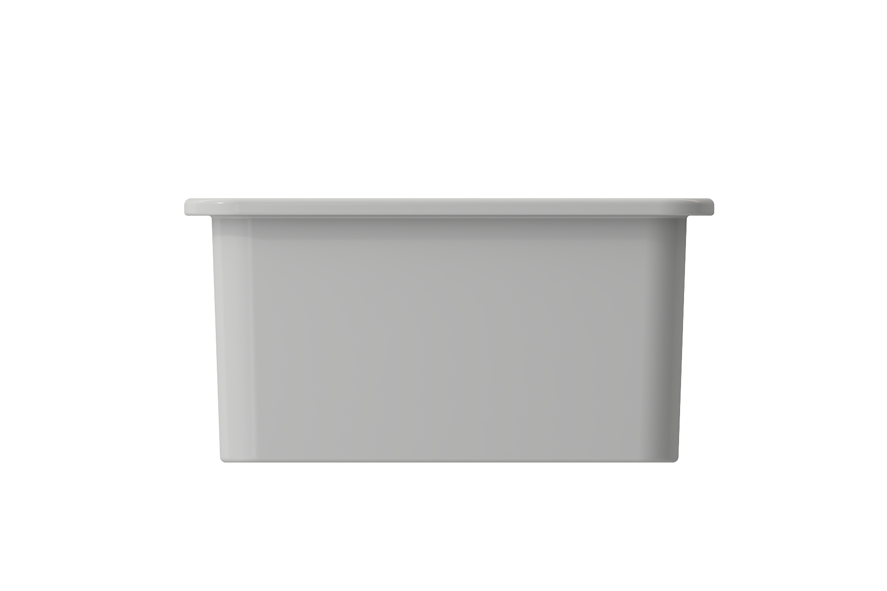 BOCCHI Sotto 18" Fireclay Undermount Single Bowl Bar Sink with Protective Bottom Grid and Strainer, Matte Gray, 1359-006-0120