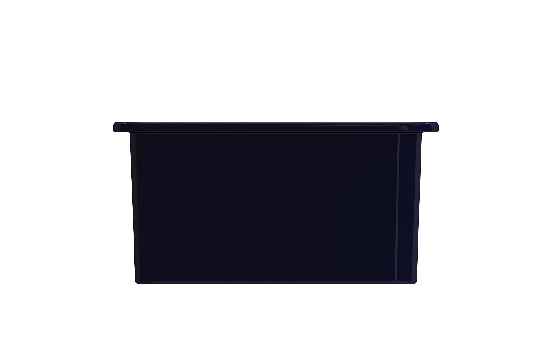 BOCCHI Sotto 18" Fireclay Undermount Single Bowl Bar Sink with Protective Bottom Grid and Strainer, Sapphire Blue, 1359-010-0120