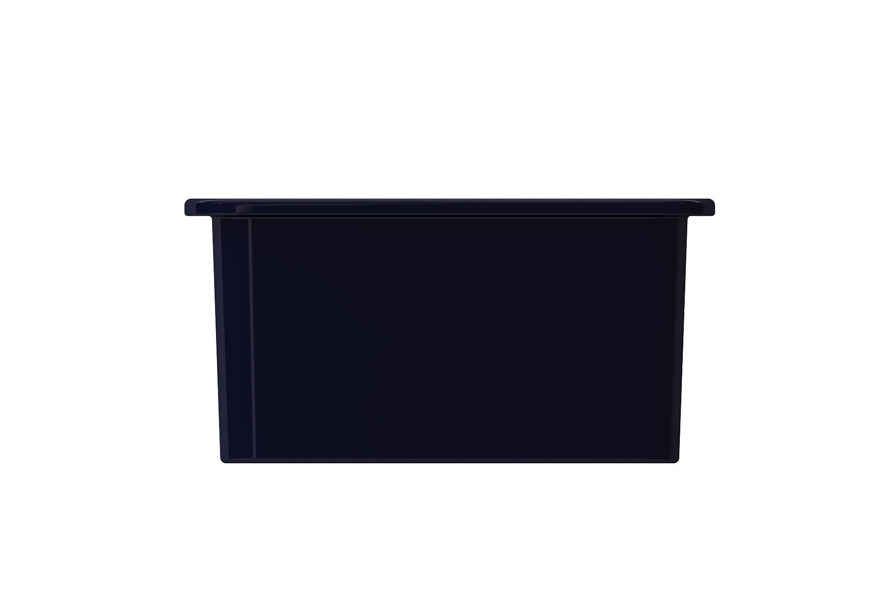 BOCCHI Sotto 18" Fireclay Undermount Single Bowl Bar Sink with Protective Bottom Grid and Strainer, Sapphire Blue, 1359-010-0120