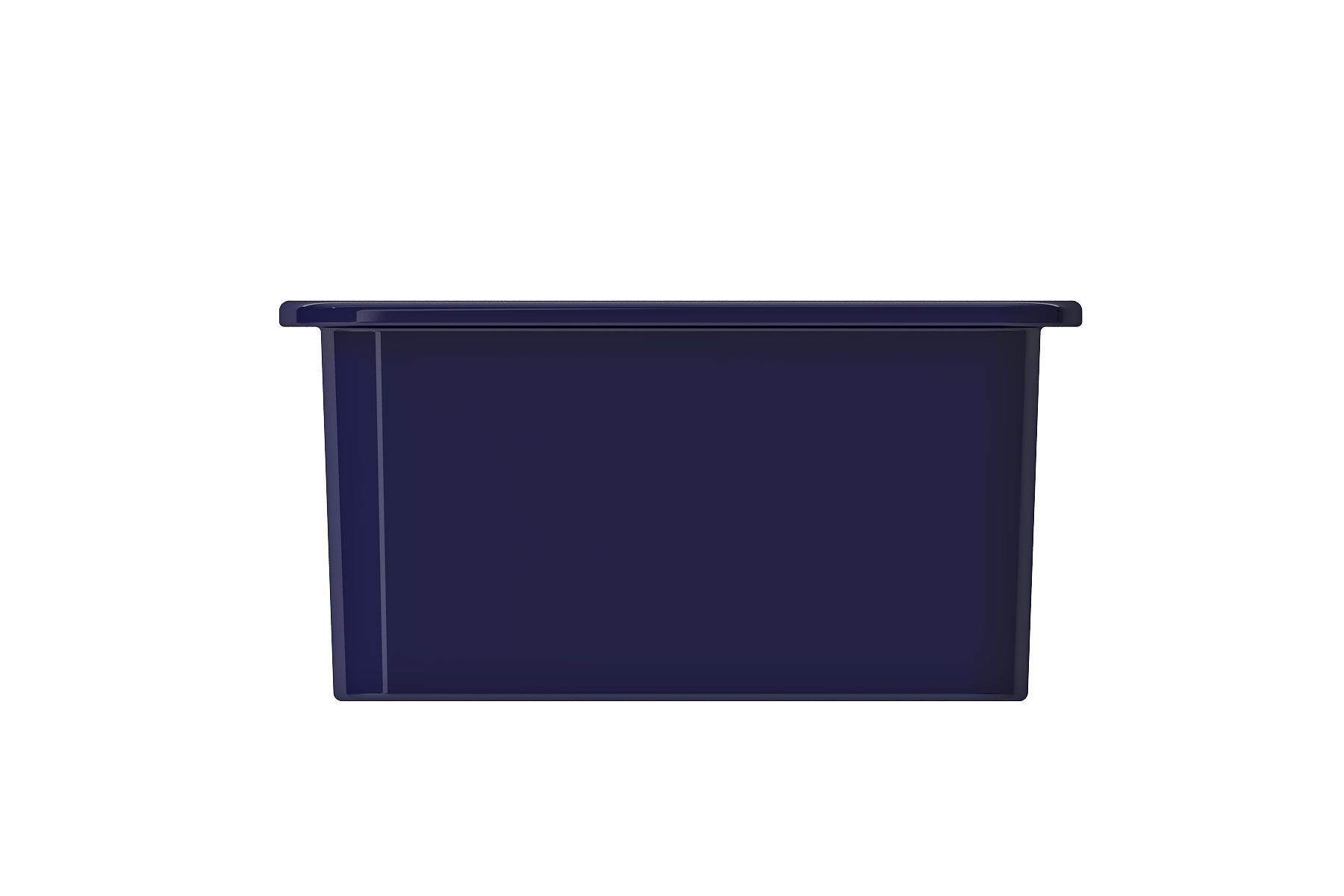 BOCCHI Sotto 18" Fireclay Undermount Single Bowl Bar Sink with Protective Bottom Grid and Strainer, Sapphire Blue, 1359-010-0120