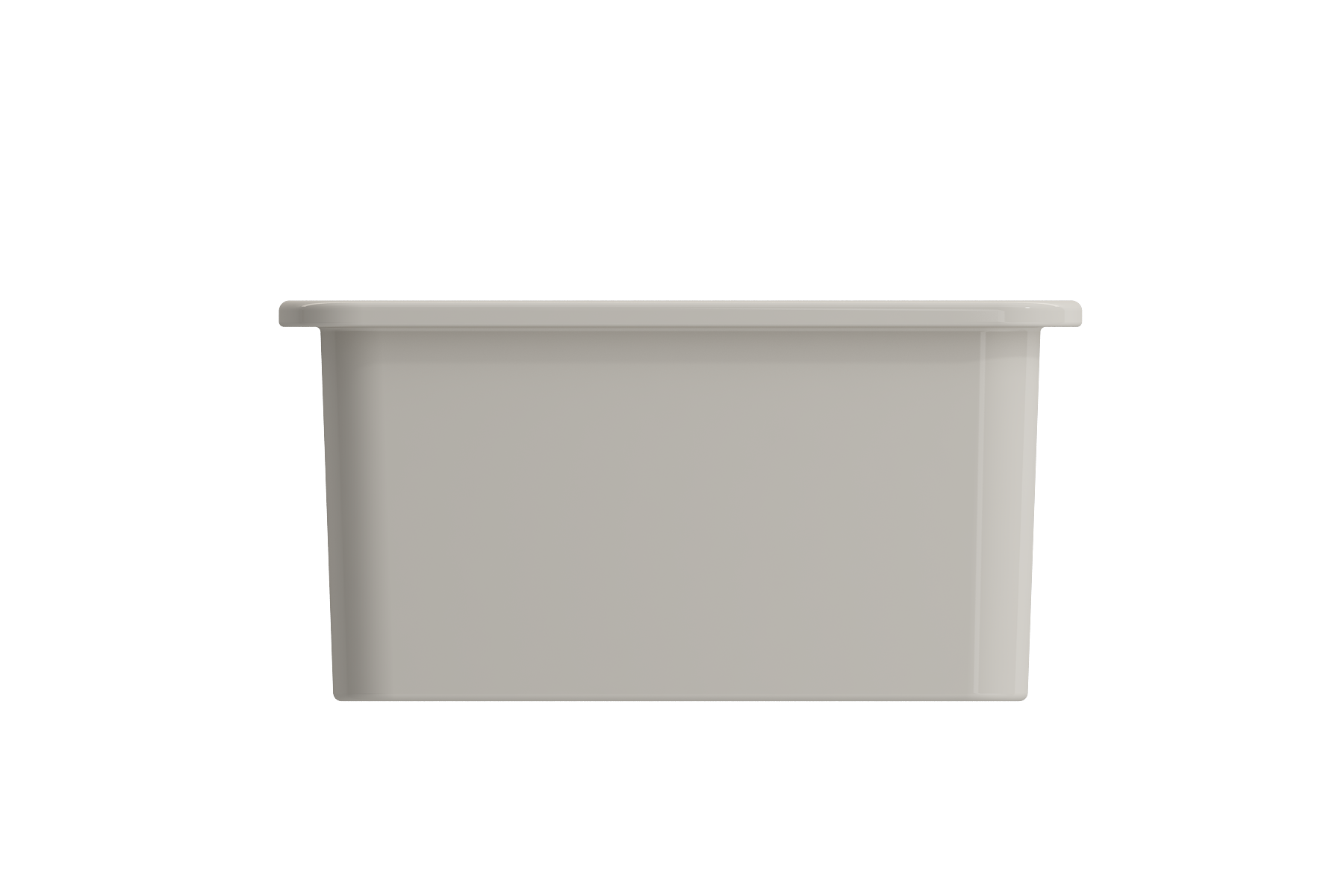 BOCCHI Sotto 18" Fireclay Undermount Single Bowl Bar Sink with Protective Bottom Grid and Strainer, Biscuit, 1359-014-0120