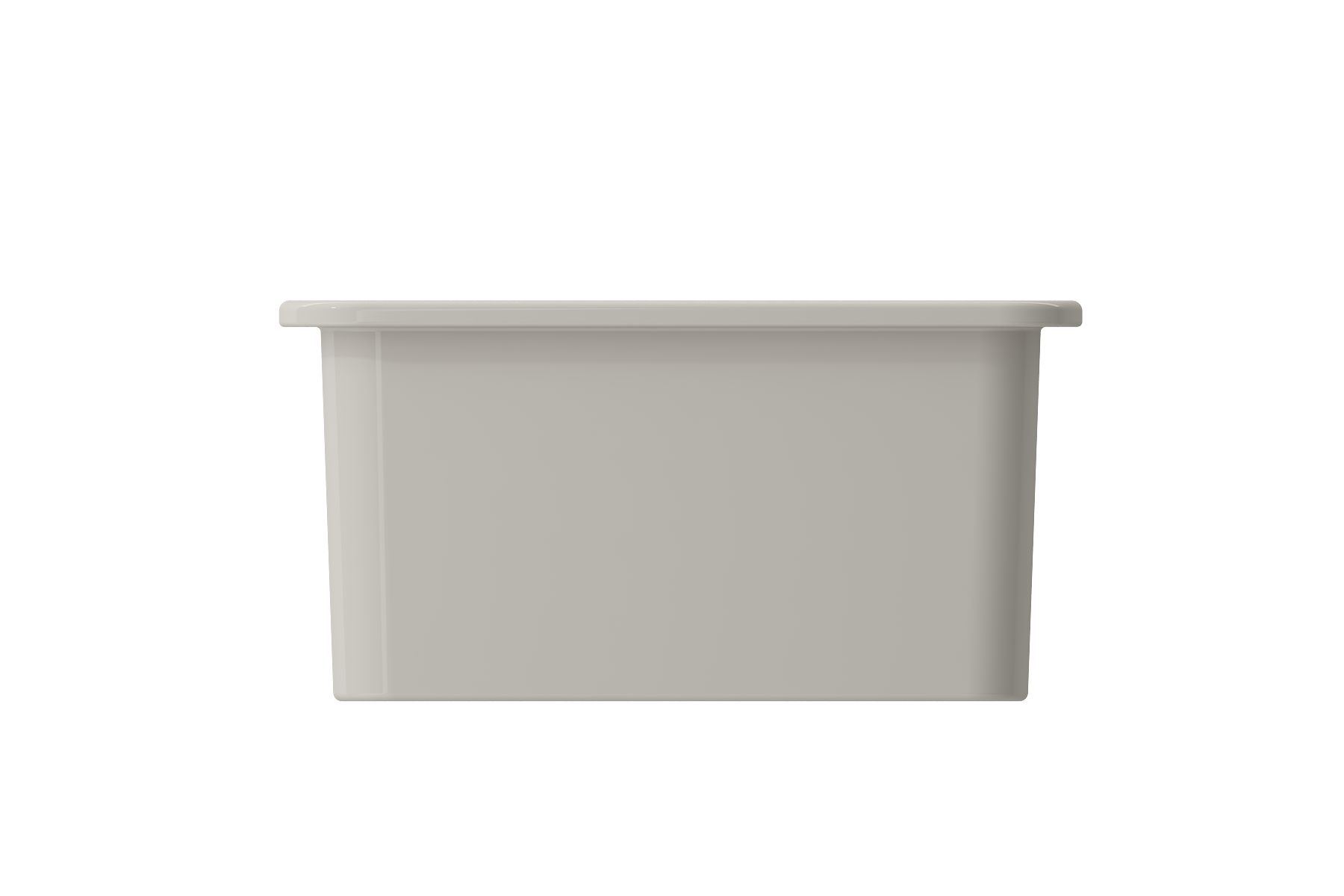BOCCHI Sotto 18" Fireclay Undermount Single Bowl Bar Sink with Protective Bottom Grid and Strainer, Biscuit, 1359-014-0120