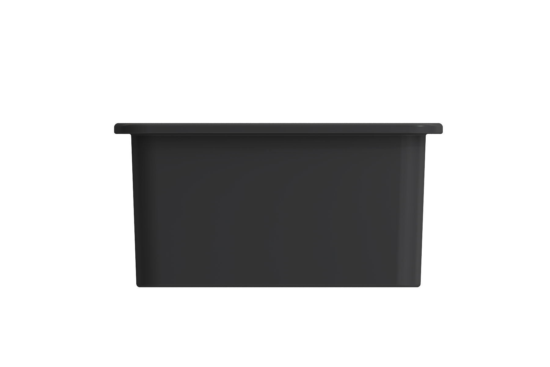 BOCCHI Sotto 18" Fireclay Undermount Single Bowl Bar Sink with Protective Bottom Grid and Strainer, Matte Dark Gray, 1359-020-0120