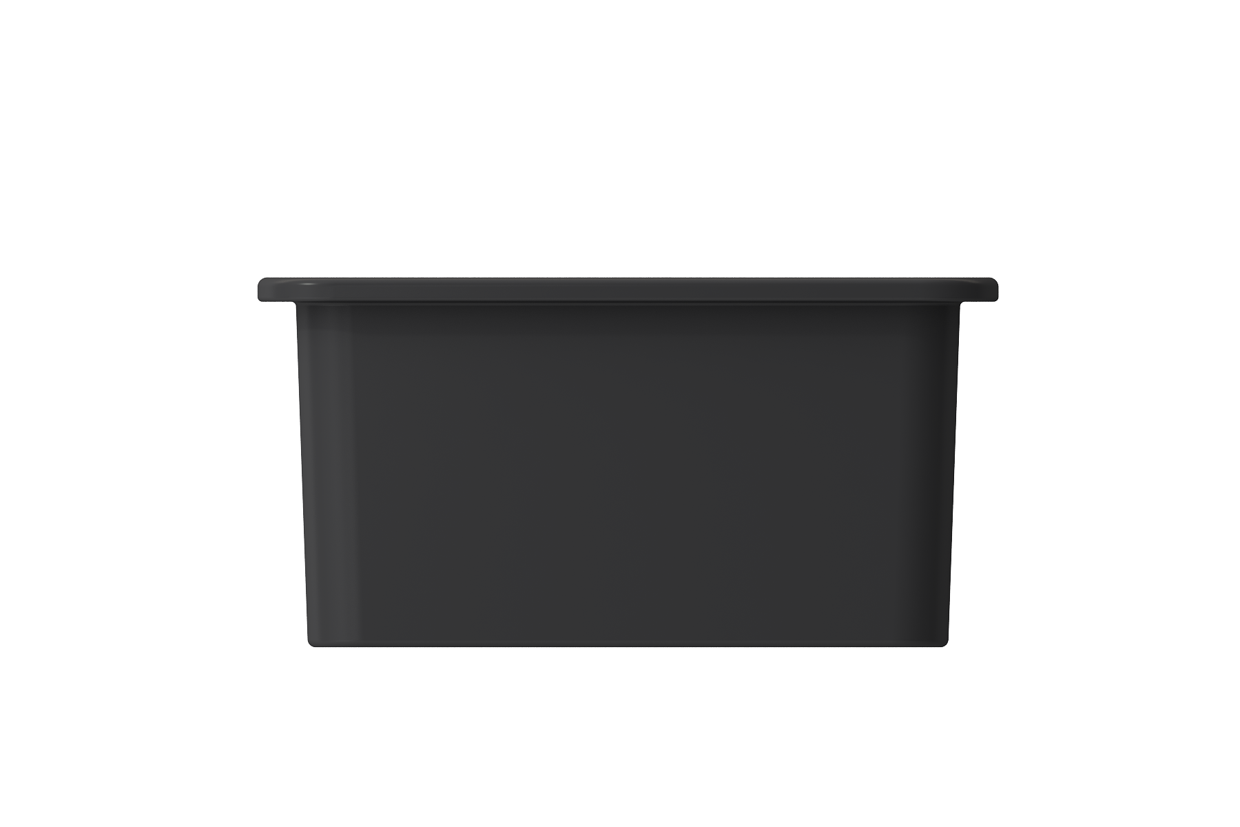 BOCCHI Sotto 18" Fireclay Undermount Single Bowl Bar Sink with Protective Bottom Grid and Strainer, Matte Dark Gray, 1359-020-0120
