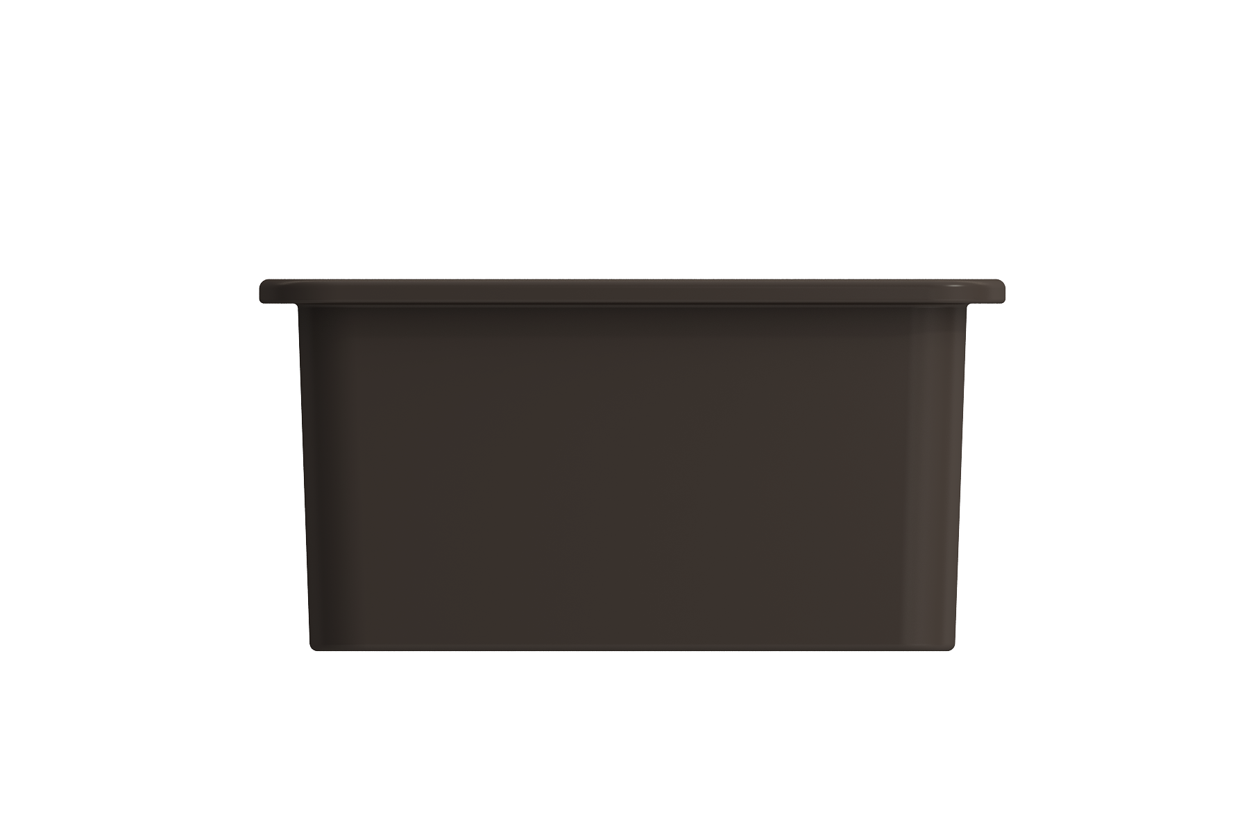 BOCCHI Sotto 18" Fireclay Undermount Single Bowl Bar Sink with Protective Bottom Grid and Strainer, Matte Brown, 1359-025-0120
