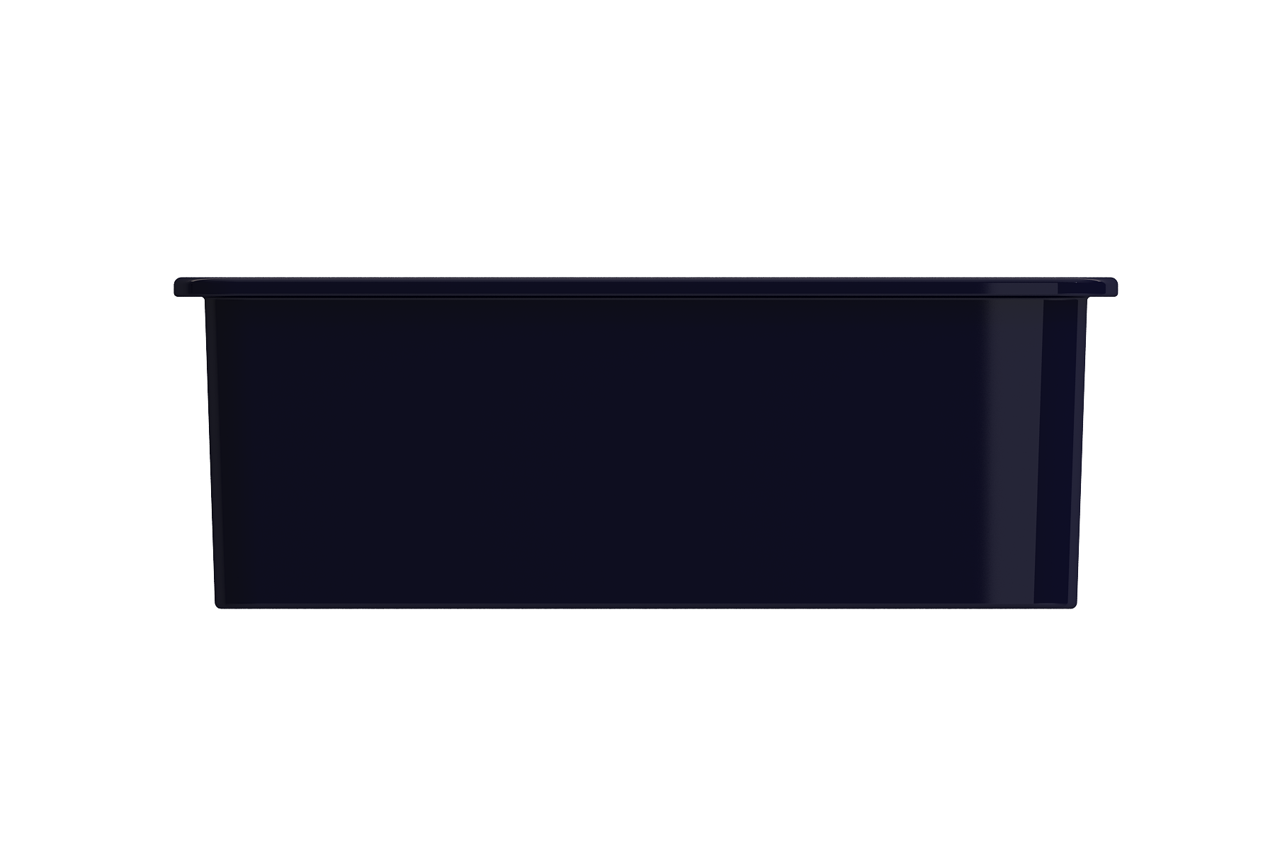 BOCCHI Sotto 27" Fireclay Dual Mount Single Bowl Kitchen Sink, Sapphire Blue, 1360-010-0120