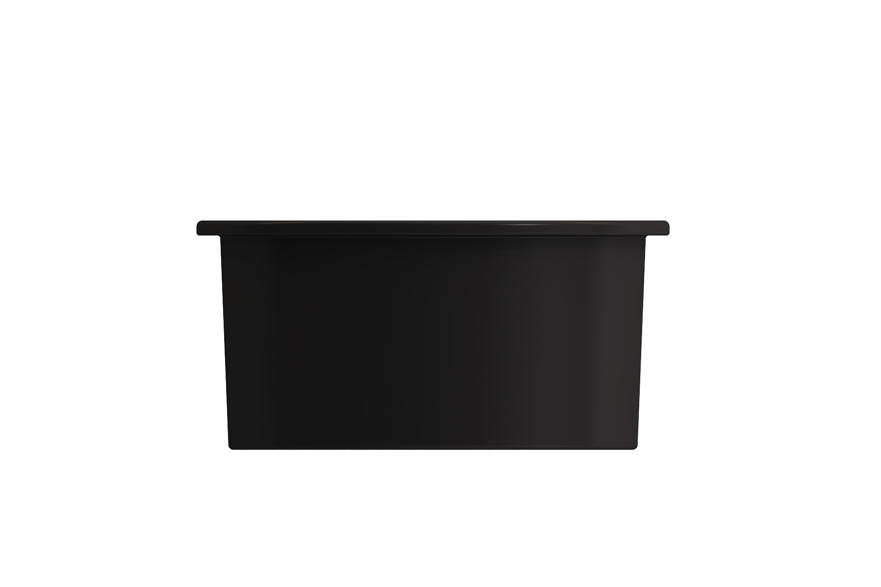 BOCCHI Sotto 18.5" Round Fireclay Undermount Single Bowl Bar Sink with Protective Bottom Grid and Strainer, Matte Black, 1361-004-0120