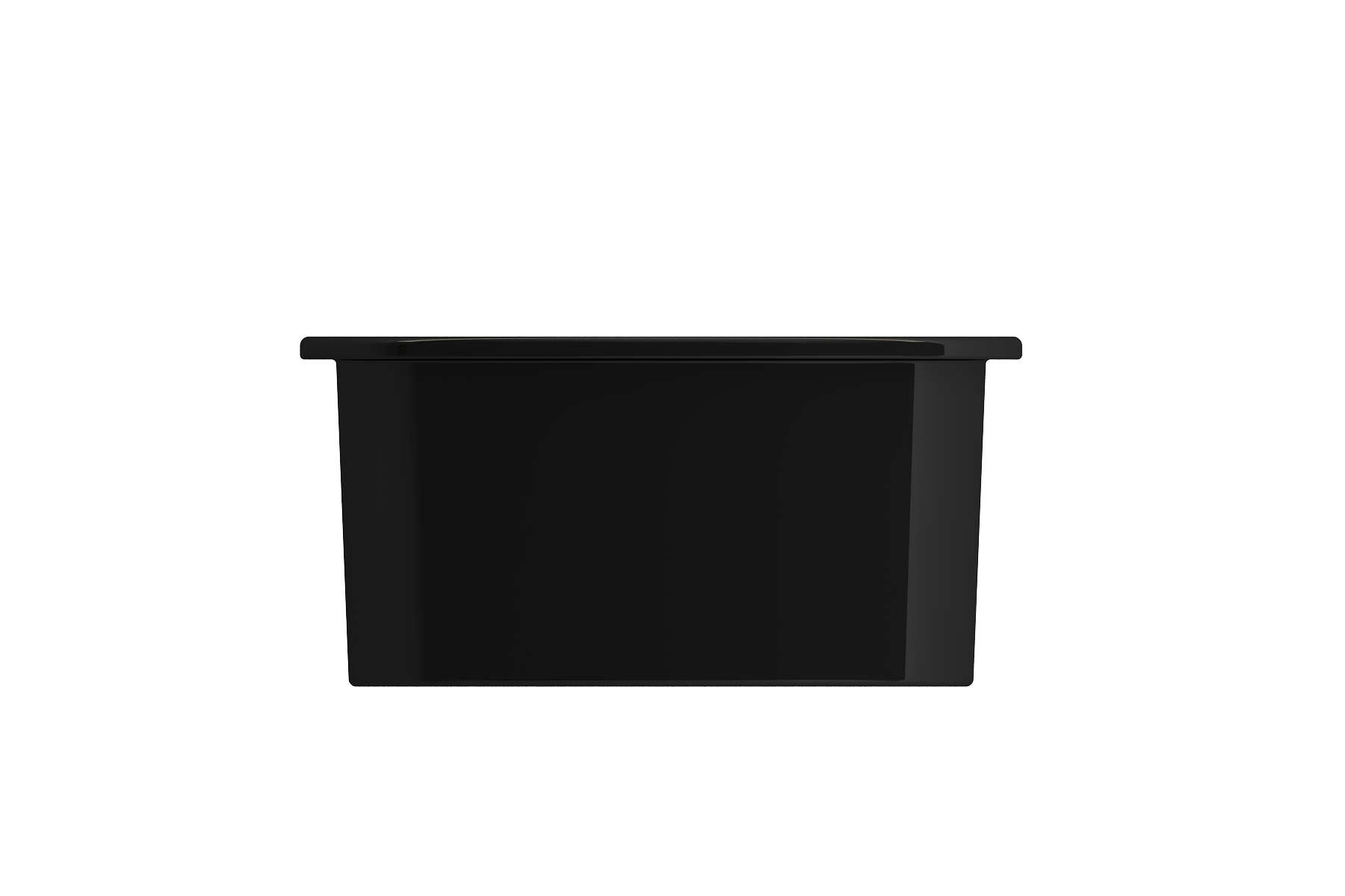 BOCCHI Sotto 18.5" Round Fireclay Undermount Single Bowl Bar Sink with Protective Bottom Grid and Strainer, Black, 1361-005-0120