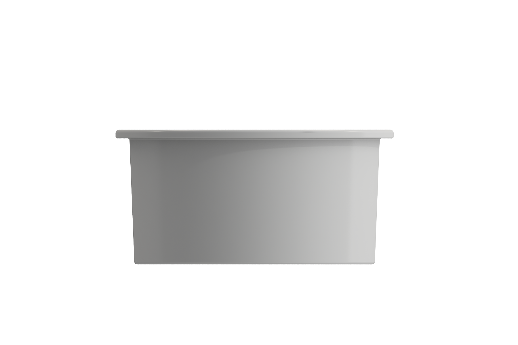 BOCCHI Sotto 18.5" Round Fireclay Undermount Single Bowl Bar Sink with Protective Bottom Grid and Strainer, Matte Gray, 1361-006-0120