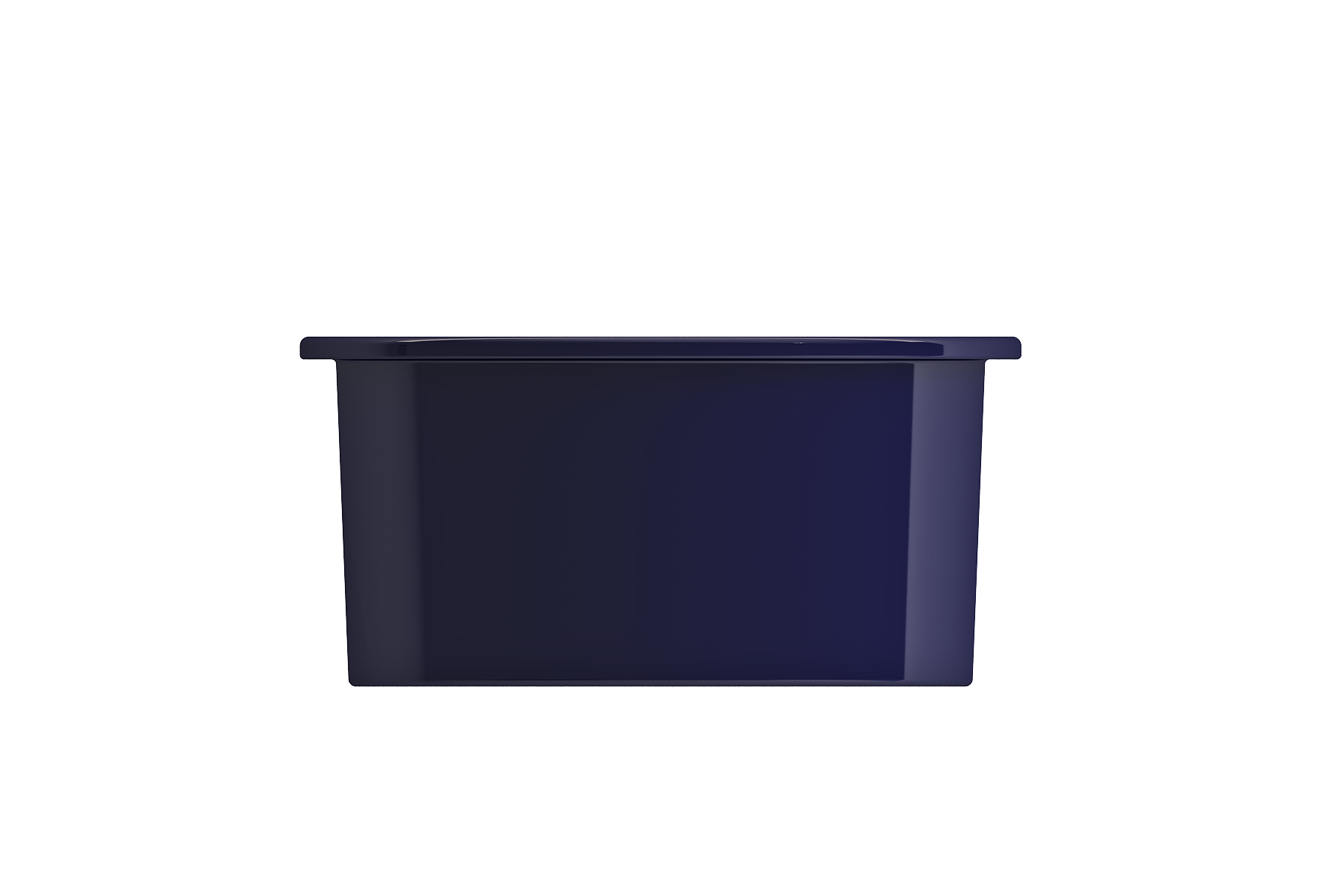 BOCCHI Sotto 18.5" Round Fireclay Undermount Single Bowl Bar Sink with Protective Bottom Grid and Strainer, Sapphire Blue, 1361-010-0120
